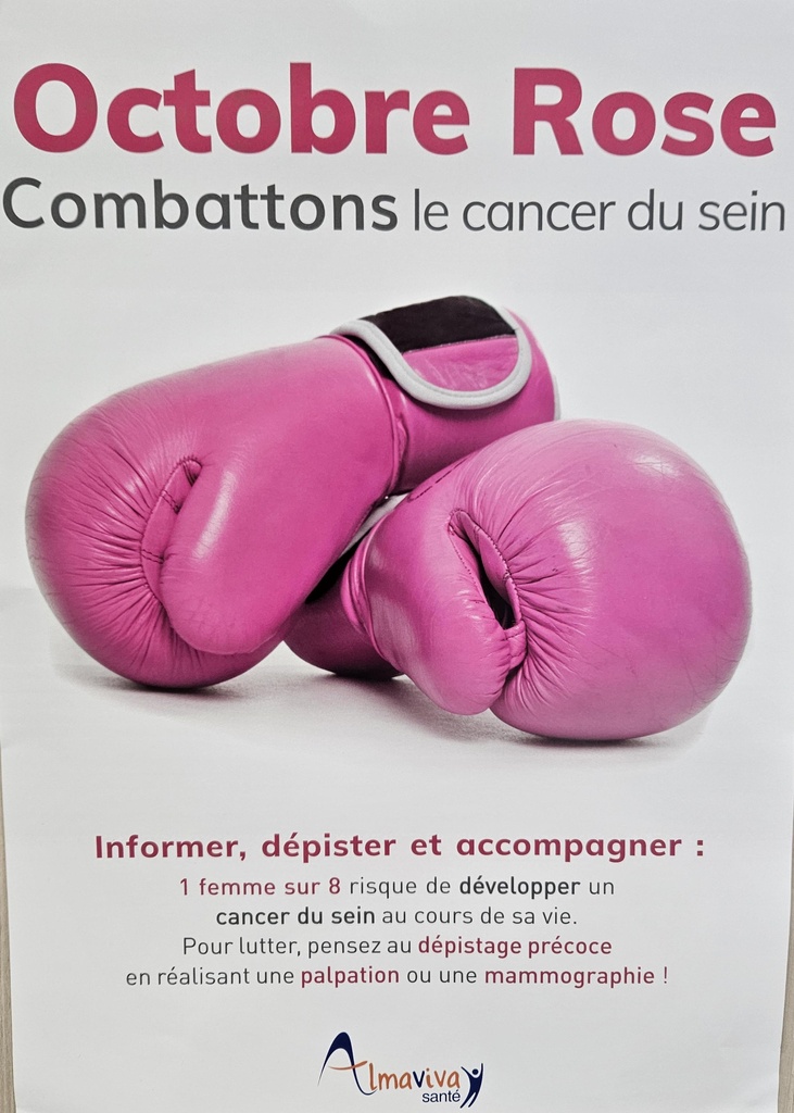 Octobre Rose : notre équipe mobilisée pour la lutte contre le cancer du sein !