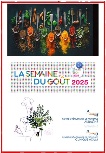 Semaine du Goût au Centre de Dialyse ALMAVIVA à Aubagne