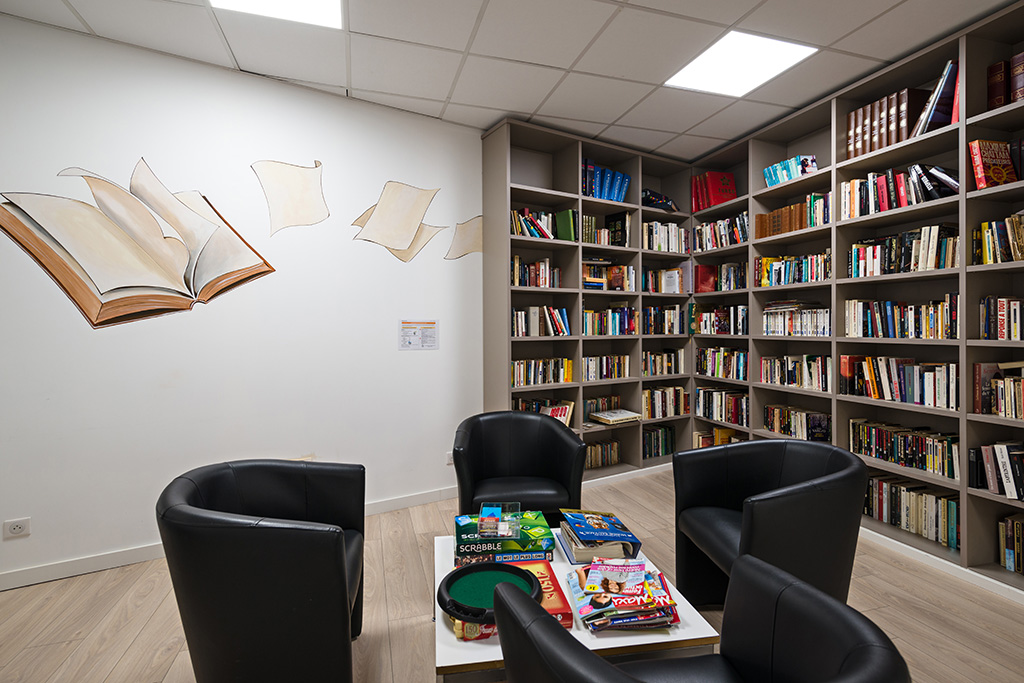 Bibliothèque de la clinique