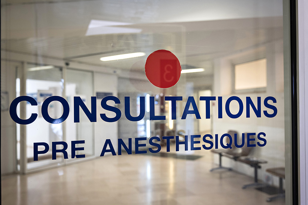 Entrée des consultations pré-anesthésiques