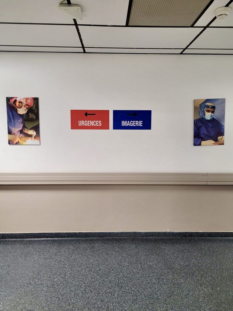 Modernisation de la signalétique de l’Hôpital Privé du Val d’Yerres
